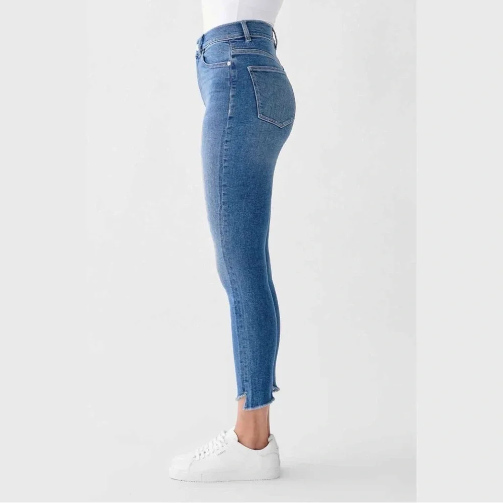 NWT DL1961 ‘Farrow’ Cropped High Rise Instasculpt Skinny Jeans in “Portage” 23